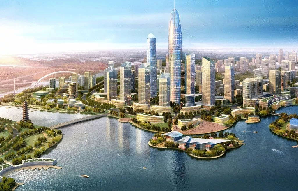 經(jīng)開區(qū)濱河國際新城效果圖